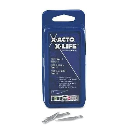 X-Acto #11 Bulk Pack Replacement Blades for Hobby Knives, 200 Count | Precision Carbon Steel Craft Blades thumbnail 1