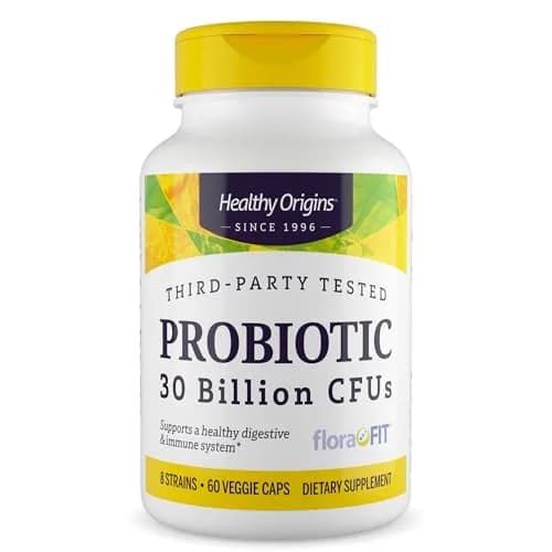 Healthy Origins Probiotic 30 Billion CFUs, 60 Veggie Capsules | Supports Microbiome, Gut & Immune Health thumbnail 1