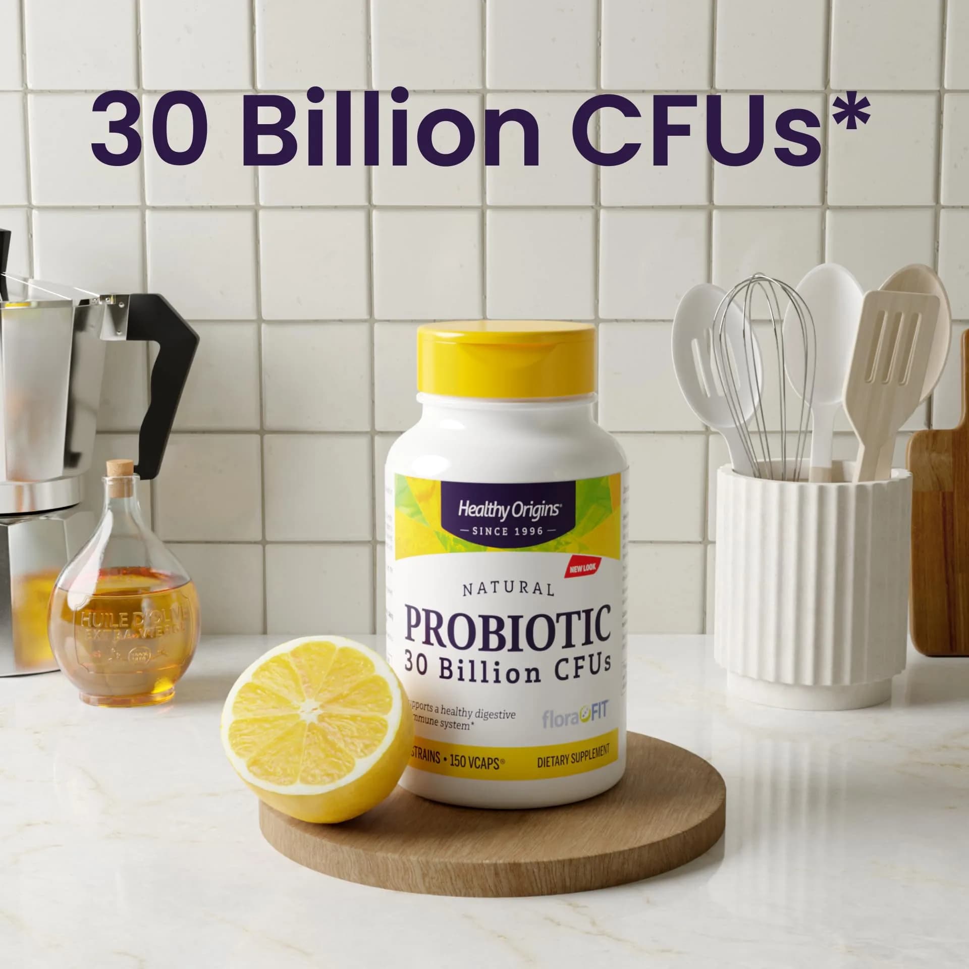 Healthy Origins Probiotic 30 Billion CFUs, 60 Veggie Capsules | Supports Microbiome, Gut & Immune Health - view 4