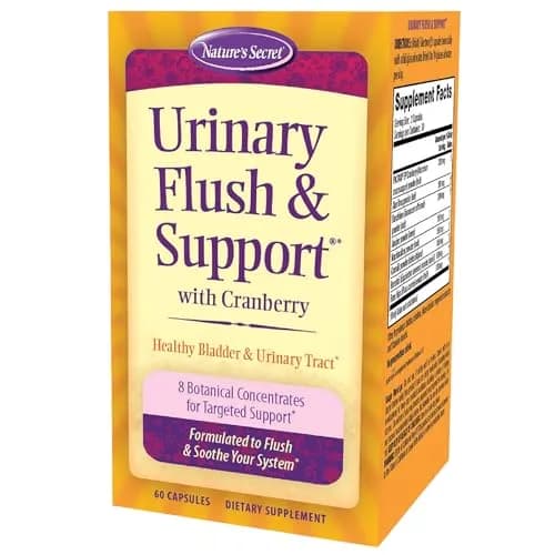 Nature's Secret Urinary Support Capsules 60 Count | Cranberry & Botanicals for Urinary Wellness thumbnail 1