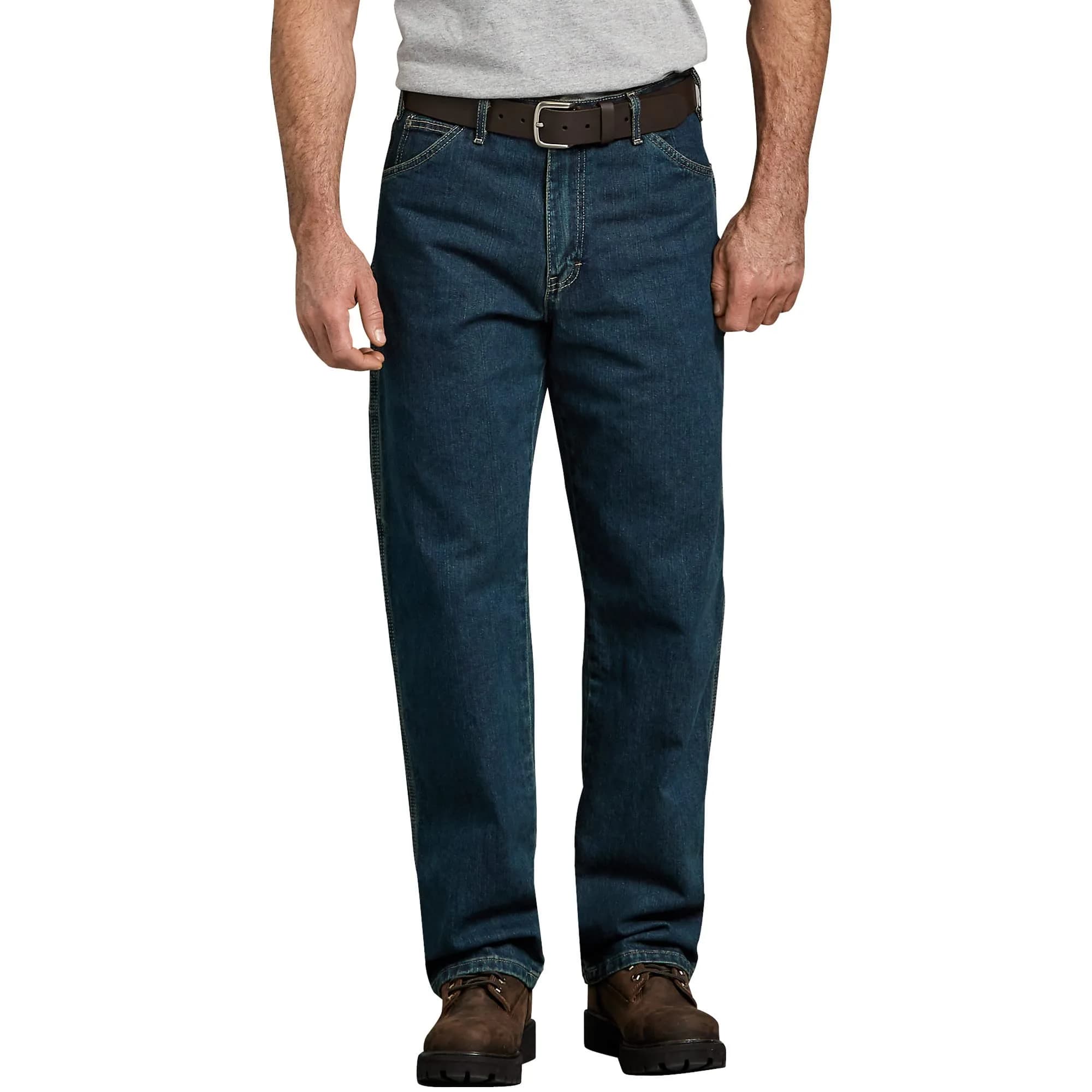 Dickies Relaxed Fit Carpenter Jeans 33W x 30L | Heavyweight Denim for Work & Casual
