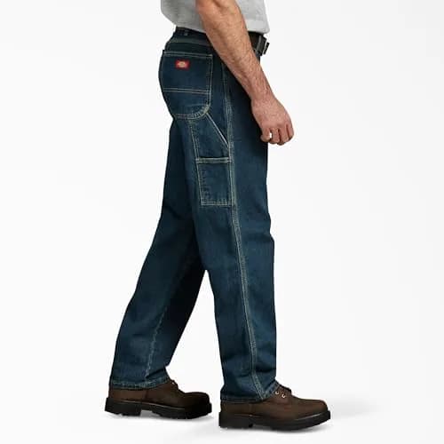 Dickies Relaxed Fit Carpenter Jeans 33W x 30L | Heavyweight Denim for Work & Casual thumbnail 5