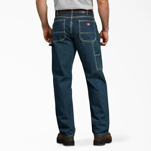 Dickies Relaxed Fit Carpenter Jeans 33W x 30L | Heavyweight Denim for Work & Casual thumbnail 2
