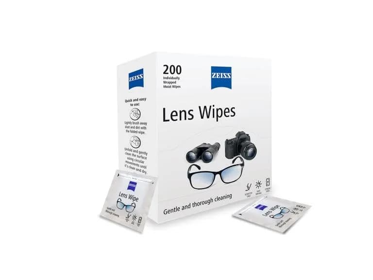 ZEISS Pre-Moistened Lens Cleaning Wipes 200 Count | Gentle & Safe for All Glasses thumbnail 10