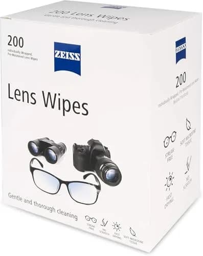 ZEISS Pre-Moistened Lens Cleaning Wipes 200 Count | Gentle & Safe for All Glasses thumbnail 3