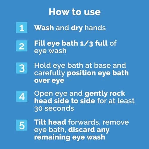 Optrex Multi-action Eye Wash 100ml | Soothes & Cleanses Tired Eyes, Moisture Replenishing, Sensitive Formula thumbnail 6