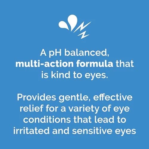 Optrex Multi-action Eye Wash 100ml | Soothes & Cleanses Tired Eyes, Moisture Replenishing, Sensitive Formula thumbnail 3