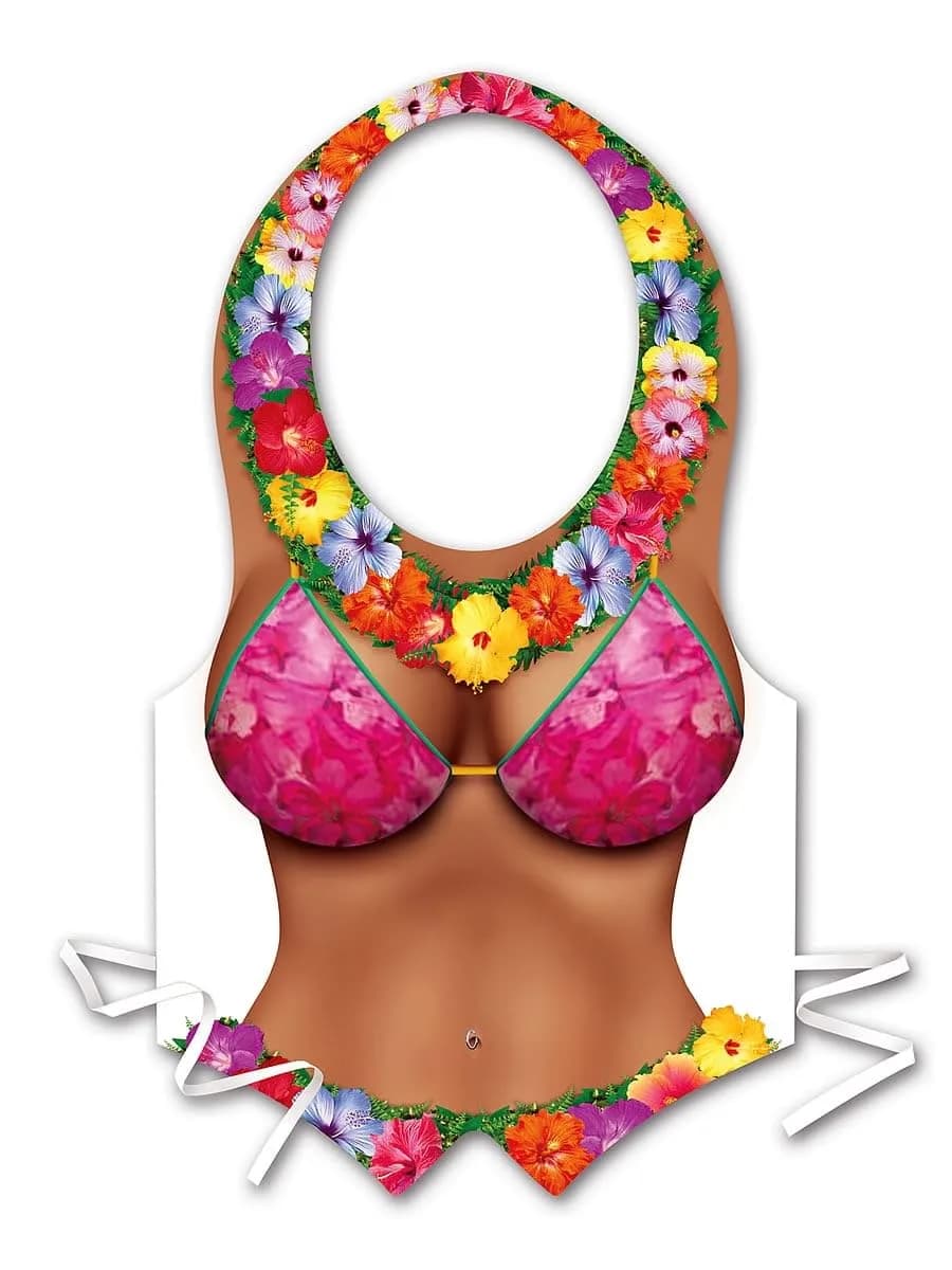 Beistle VEST One Size Multicolored | Luau Party Vest for Festive Occasions (70-120c) — Multicolored