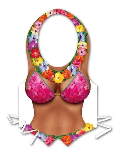 Beistle VEST One Size Multicolored | Luau Party Vest for Festive Occasions (70-120c) thumbnail 1