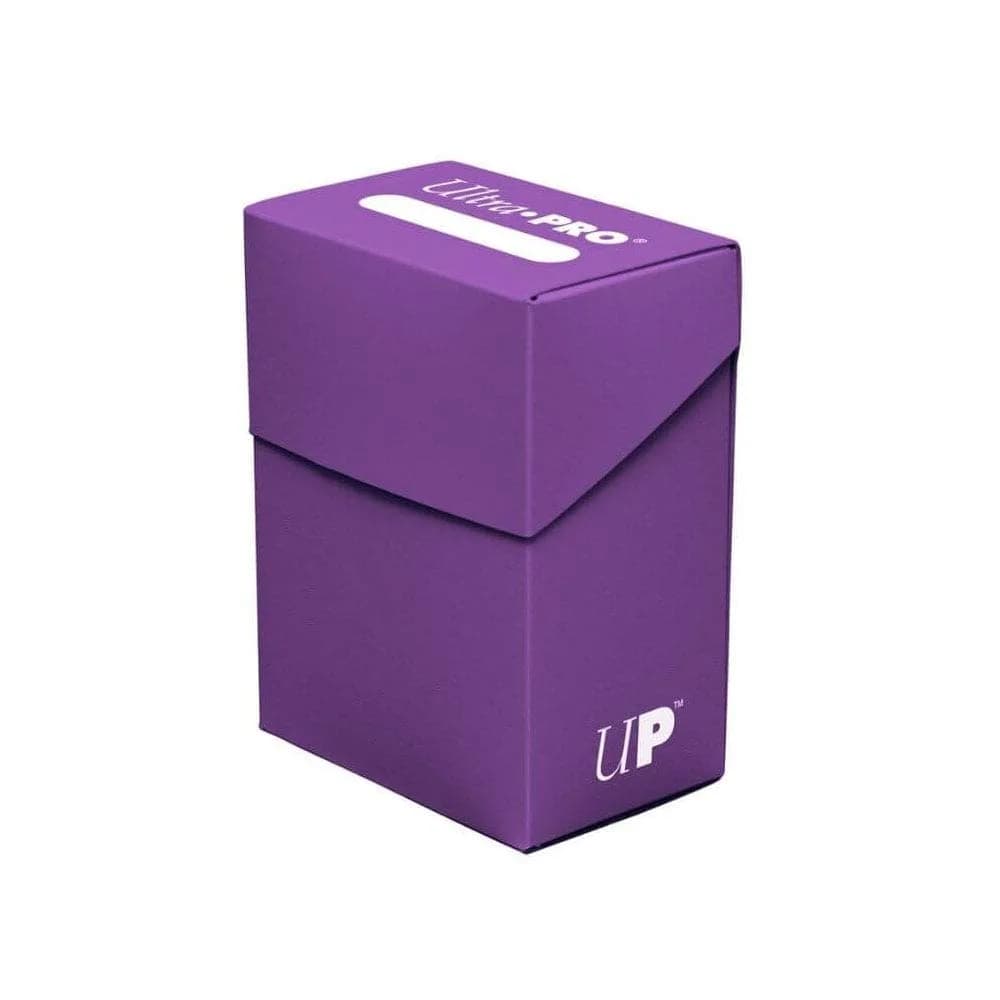 Ultra PRO Standard Deck Box, 80-Count, Purple | Archival-Safe Polypropylene
