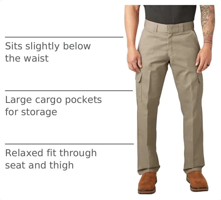 Dickies Relaxed Straight Leg Cargo Work Pant 30W x 30L | Durable, Comfortable & Rugged Workwear thumbnail 5