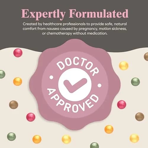 Three Lollies Queasy Drops - Sour Raspberry Flavor - Travel Sickness & Nausea Relief, Soothes Stomach & Dry Mouth, Natural Ingredients - 21ct (3-Pack) thumbnail 7
