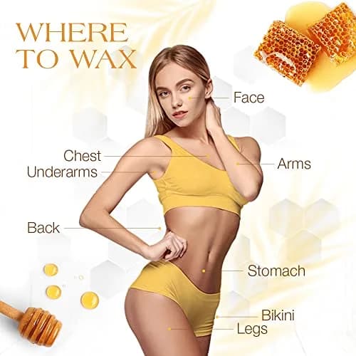 GIGI All Purpose Honee Soft Wax for Hair Removal 14 oz | Honey-Infused Formula for Gentle, Long-Lasting Hair-Free Skin thumbnail 5