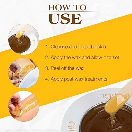 GiGi Brazilian Body Hard Wax for Hair Removal 396g (14 oz) | Non-Strip Wax for Coarse Hair thumbnail 2