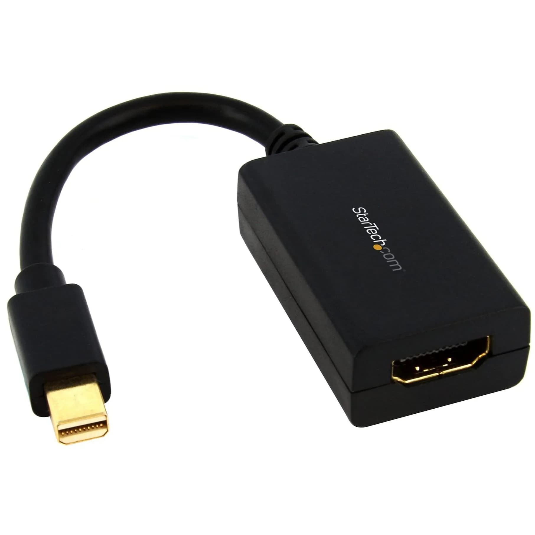 StarTech.com Mini DisplayPort to HDMI Adapter 13cm Cable | Connects mDP 1.2 to HDMI 1.4 for 1080p Video & 7.1ch Audio