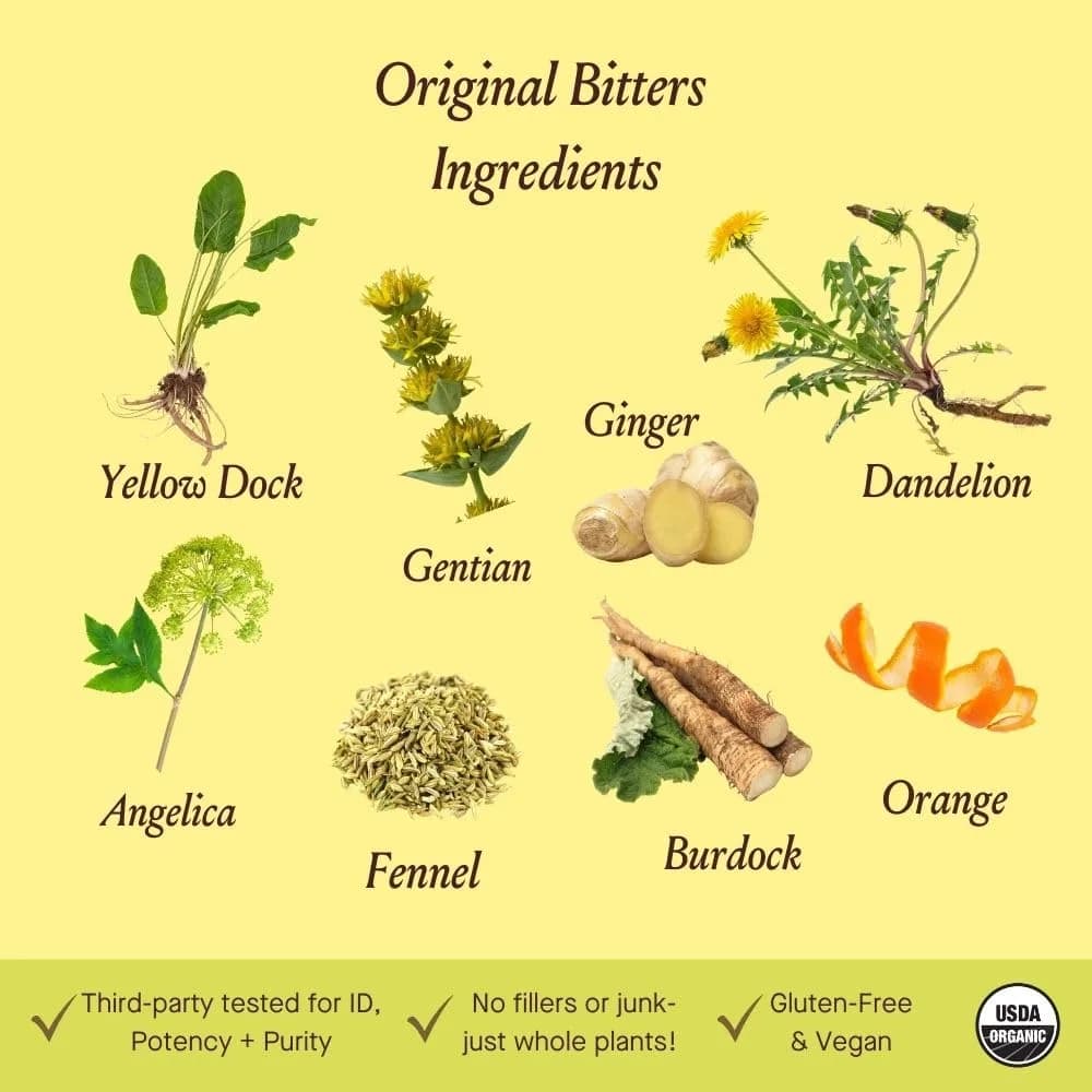 Urban Moonshine Original Digestive Bitters 2 Fl Oz | Organic Herbal Support for Gut & Digestion thumbnail 3