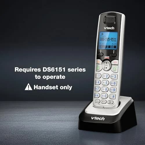 VTech Accessory Handset for DS6151 Series | Cordless, DECT 6.0, Clear Audio, Expandable up to 12 Handsets thumbnail 2