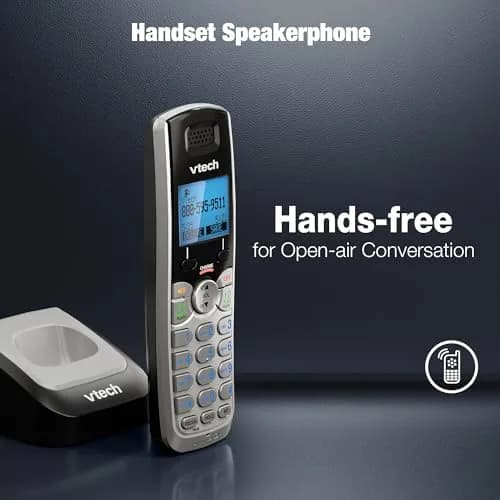 VTech Accessory Handset for DS6151 Series | Cordless, DECT 6.0, Clear Audio, Expandable up to 12 Handsets thumbnail 3
