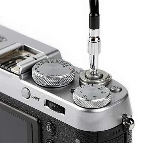Fotasy Mechanical Cable Shutter Release 70cm (2.3 ft) with Bulb-Lock | Threaded Shutter Button for Nikon, Fujifilm, Leica Cameras thumbnail 6