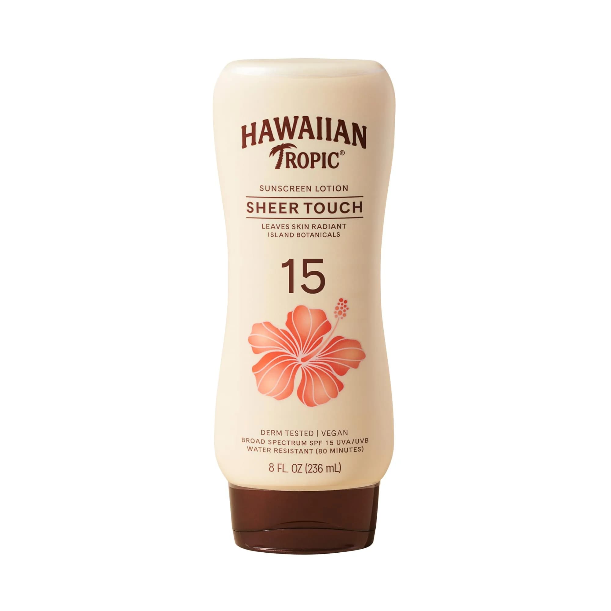 Hawaiian Tropic Sheer Touch Sunscreen Lotion SPF 15, 8 Oz | Radiant Skin Protection - main product image