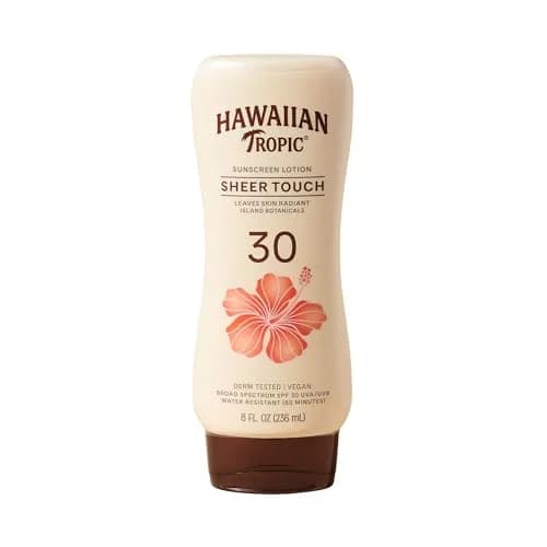 Hawaiian Tropic Sheer Touch Lotion Sunscreen SPF 30, Moisturizing Broad-Spectrum Protection, 237ml (8 Fl Oz) | Island Botanical Suncare thumbnail 1