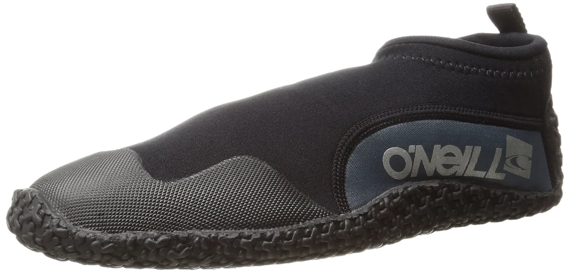O'Neill Men's Reactor 2mm Wetsuit Reef Boot, Black/Coal, 6 | Lightweight neoprene for water sports - main product image