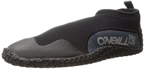 O'Neill Men's Reactor 2mm Wetsuit Reef Boot, Black/Coal, 6 | Lightweight neoprene for water sports thumbnail 1