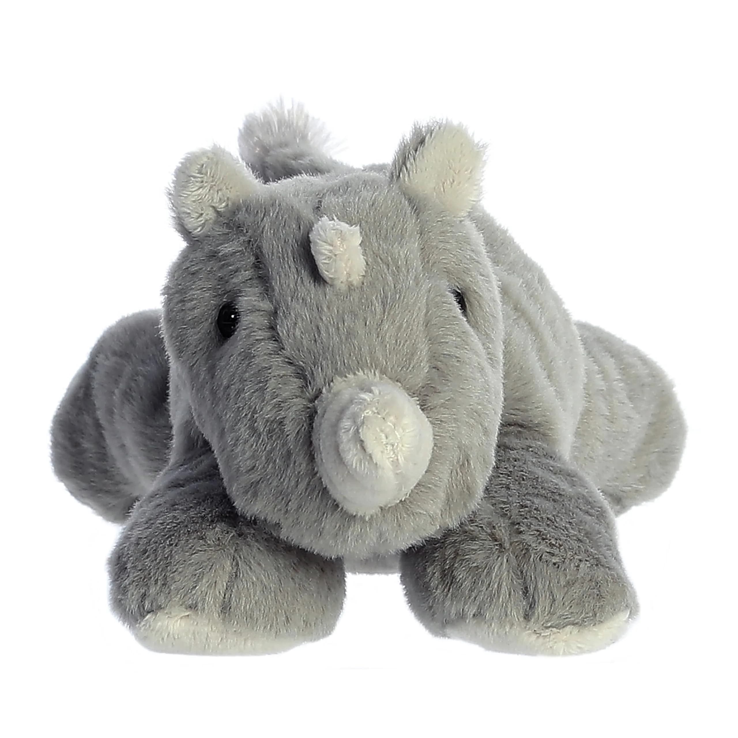 Aurora Adorable Mini Flopsie Rhino Stuffed Animal 20.3cm (8 Inches) | Soft Cuddly Toy for Kids - view 2