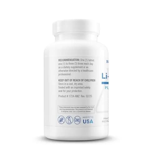 BIOTICS RESEARCH Li Zyme Forte Plant-sourced Lithium Supplement 100 Tablets | Supports Brain & Mood thumbnail 3