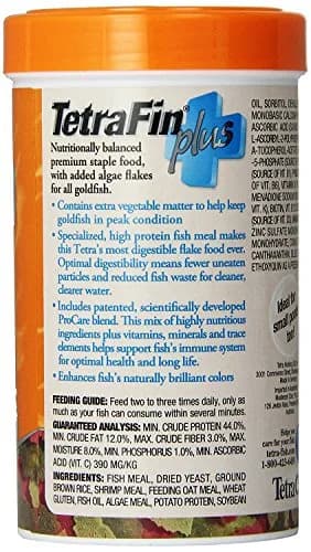 Tetra TetraFin Plus Goldfish Flakes Fish Food with Algae, 2.2 oz | Supports Color & Digestibility thumbnail 2