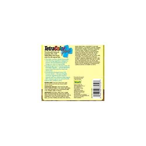 Tetra TetraColor Plus Tropical Fish Food Flakes 2.2 oz | Color-Boosting, Digestible, Balanced Nutrition thumbnail 4
