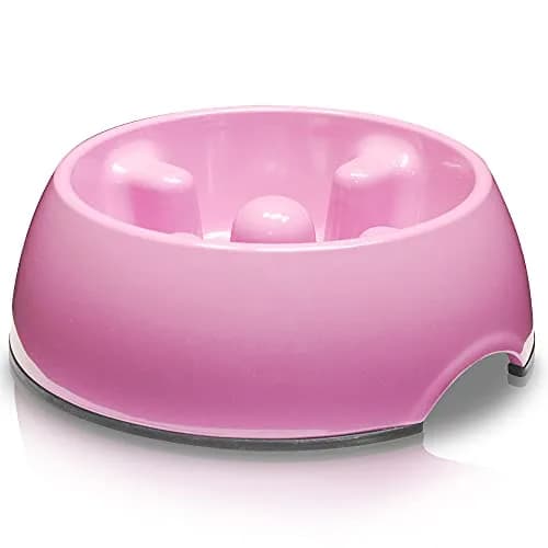 Dogit Dog Bowl Slow Feeder Pink XS | Promotes Healthy Eating & Digestion thumbnail 1