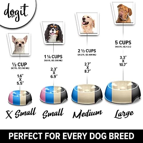 Dogit Dog Bowl Slow Feeder Pink XS | Promotes Healthy Eating & Digestion thumbnail 7