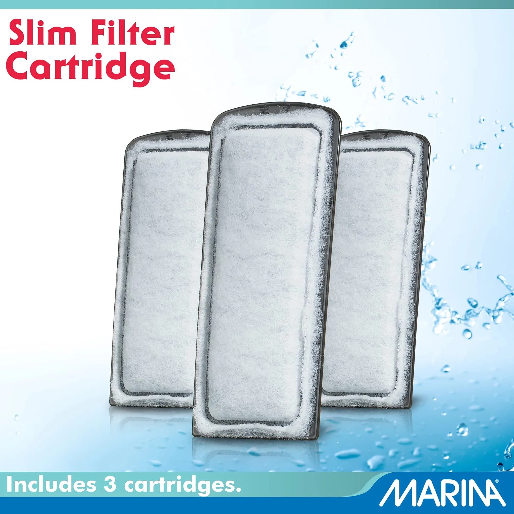 Marina Slim Filter Bio-Carb 3 Pack | Activated Carbon & Ceramitek for Aquarium Water (100-120c) thumbnail 2