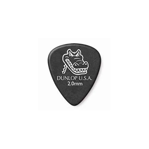 Jim Dunlop Gator Grip® 2.0mm Guitar Picks - 72 Pack | USA-Sourced, Non-Slip Grip thumbnail 1