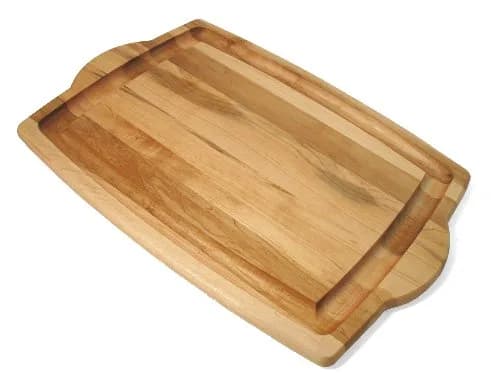 J.K. Adams Farmhouse Maple Carving Board with Handles 51cm x 36cm x 2cm | Premium Hardwood Craftsmanship for Daily Prep & Entertaining thumbnail 4