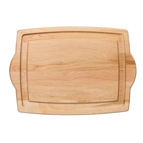 J.K. Adams Farmhouse Maple Carving Board with Handles 51cm x 36cm x 2cm | Premium Hardwood Craftsmanship for Daily Prep & Entertaining thumbnail 1