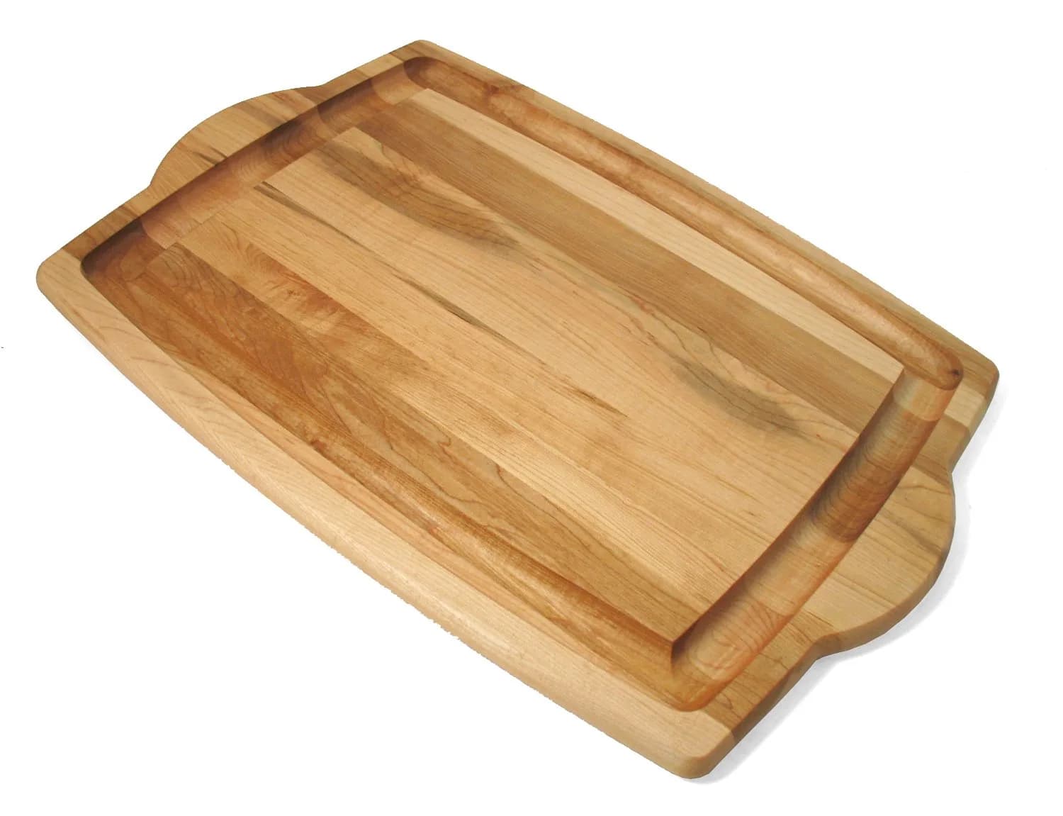 J.K. Adams Farmhouse Maple Carving Board with Handles 51cm x 36cm x 2cm | Premium Hardwood Craftsmanship for Daily Prep & Entertaining - view 4