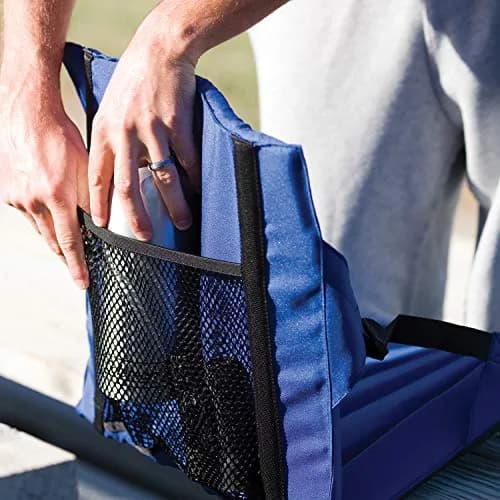 Coleman Portable Stadium Seat with Backrest | Lightweight Padded Bleacher Cushion 39.4 cm (15.5 in.) Wide thumbnail 5