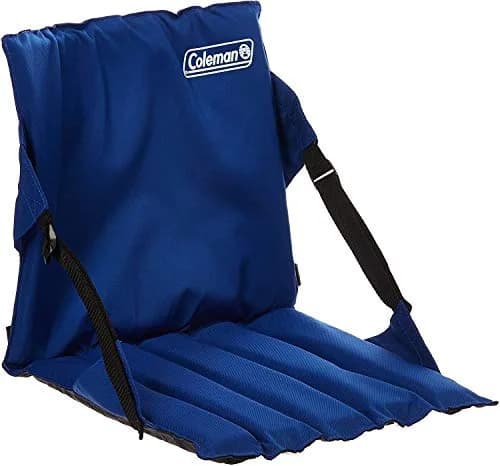 Coleman Portable Stadium Seat with Backrest | Lightweight Padded Bleacher Cushion 39.4 cm (15.5 in.) Wide thumbnail 1