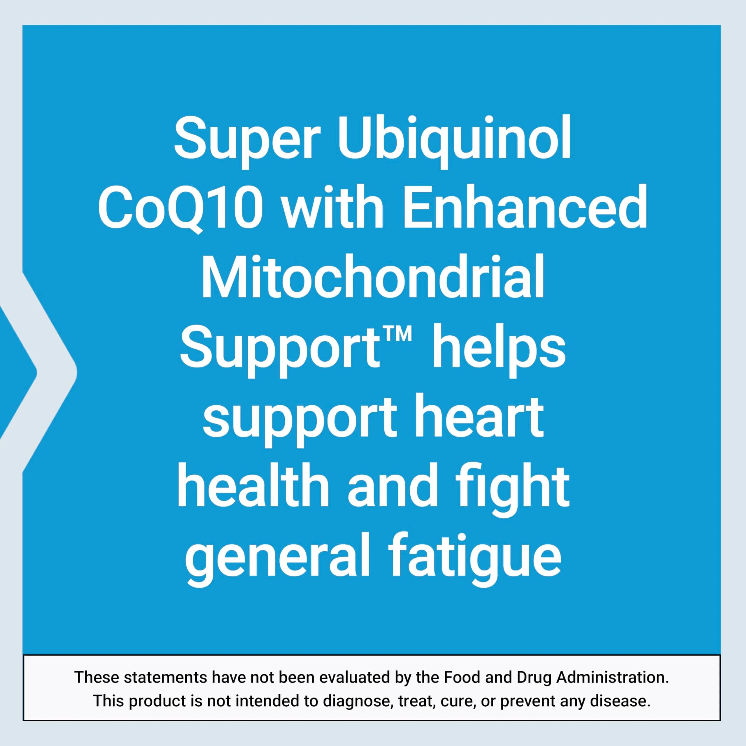 Life Extension Super Ubiquinol CoQ10 50 mg (30 Count) | Supports Heart Health & Energy with Shilajit - view 5