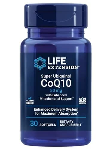 Life Extension Super Ubiquinol CoQ10 50 mg (30 Count) | Supports Heart Health & Energy with Shilajit thumbnail 1