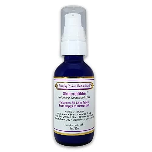 Simply Divine Botanicals Skincredible Sandalwood Revitalizing Elixir 59ml (2 Fl Oz) | For Fine Lines, Wrinkles & Discoloration thumbnail 1