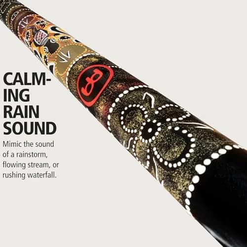 Meinl Percussion Large Bamboo Rainstick, Black 99 cm (39") | Authentic Sound for Meditation & Yoga thumbnail 2