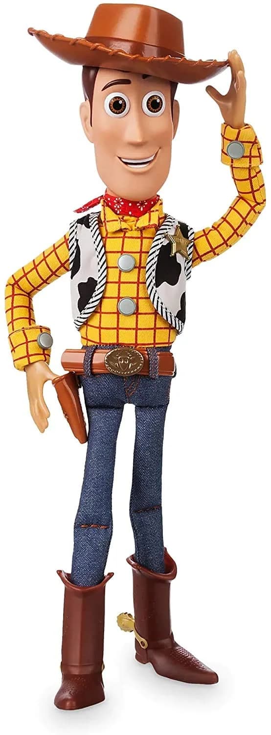 Disney Toy Story 16" Talking Woody Doll | Pull-String Cowboy Toy for Kids 3+ — Multicolor