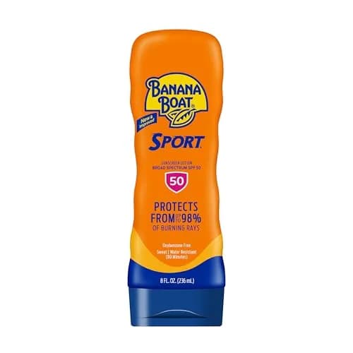 Banana Boat Sport Ultra SPF 60 Sunscreen Lotion, 235ml (8 Fl Oz) | Water Resistant Sun Care for Active Lifestyles — 8 Fl Oz / Sport Lotion SPF 50