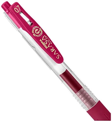 Zebra Sarasa Clip Gel Pen 0.7 mm Magenta | Smooth Ink Flow Writing Instrument thumbnail 4