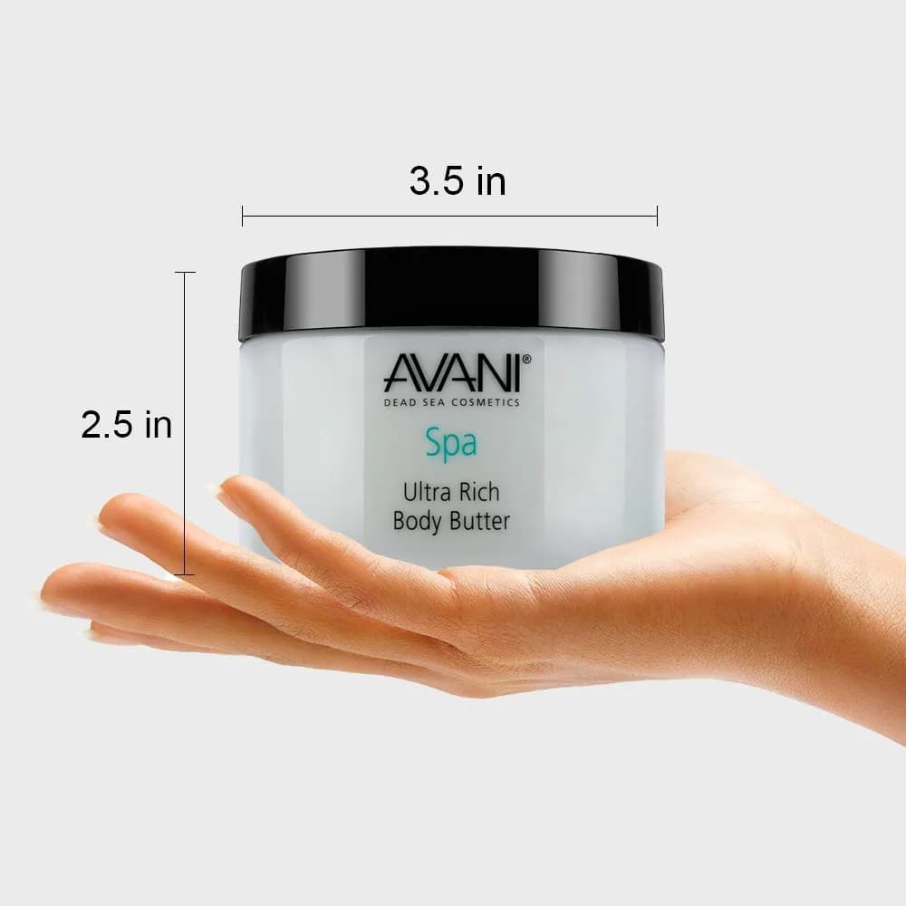 Avani Ultra Rich Body Butter Pear/Apple Fragrance 250ml (8.5 Fl Oz) | Dead Sea Minerals & Shea Butter for All Skin Types - view 5
