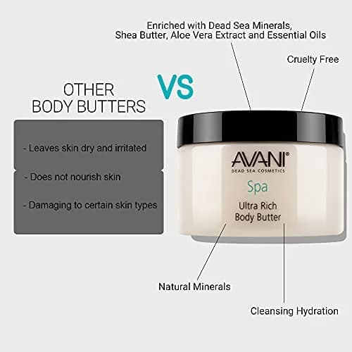 Avani Ultra Rich Body Butter Pear/Apple Fragrance 250ml (8.5 Fl Oz) | Dead Sea Minerals & Shea Butter for All Skin Types thumbnail 3