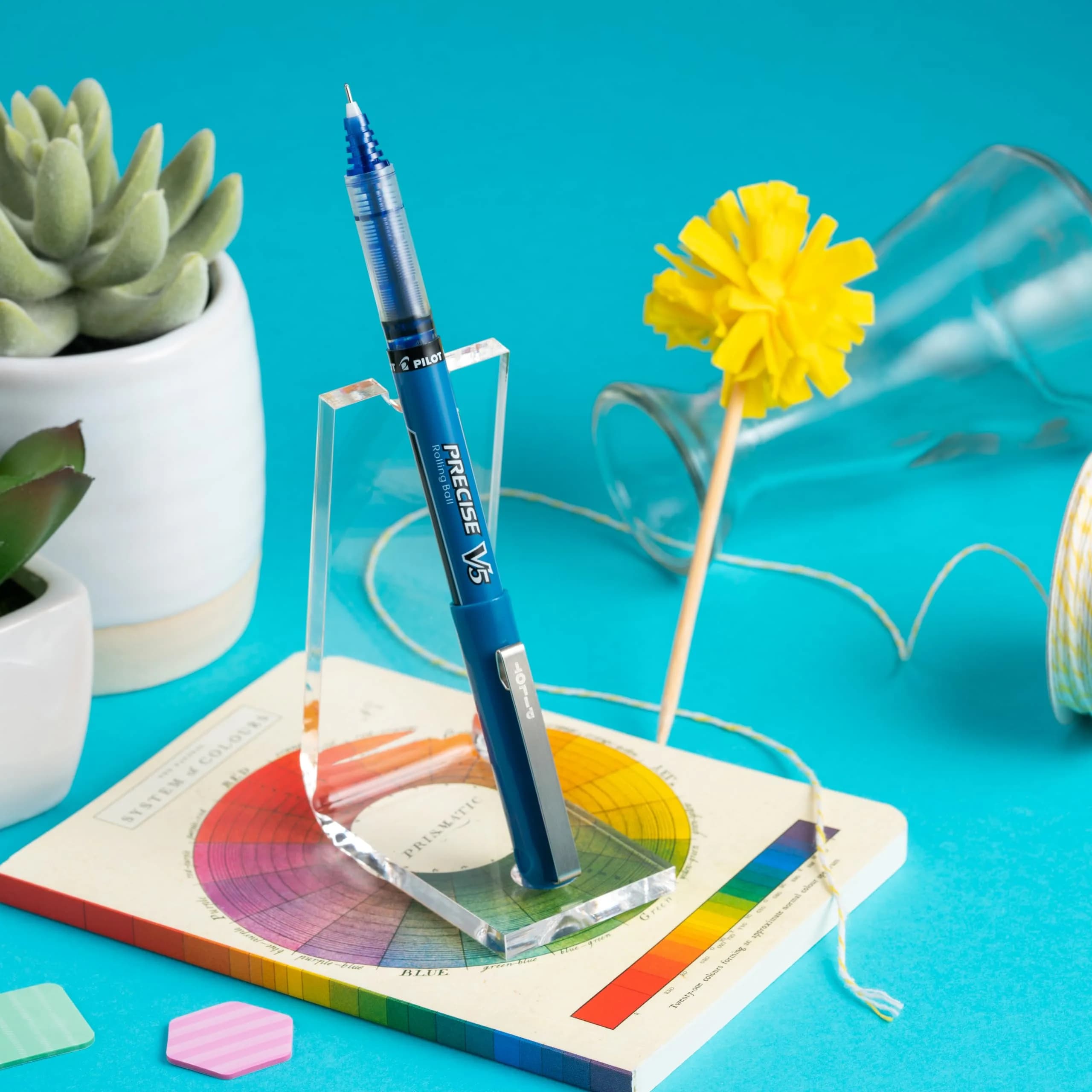 Pilot Precise V5 RT Rollerball Pens, Extra Fine 0.5mm Black, Pack of 2 | Smooth Ink Flow for Office & Journaling - view 3